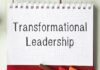 Transformationale Führung: Ein Block mit der Aufschrift "Transformational Leadership".