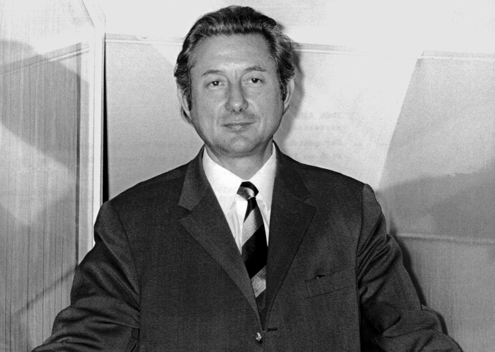 Aldi-Nord-Gründer Theo Albrecht im Dezember 1971 in seiner Essener Villa
